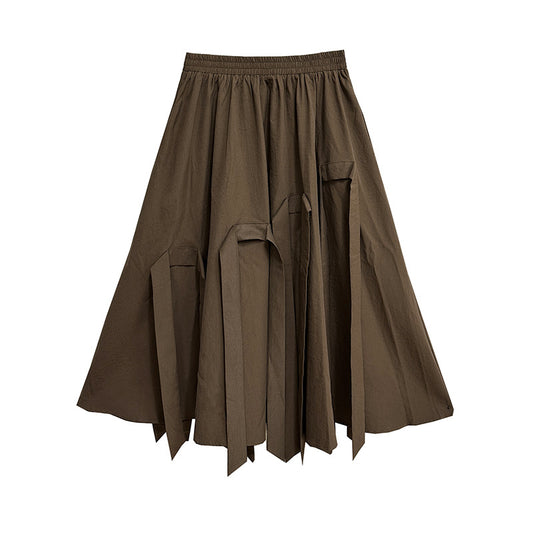 Spring New Product Versatile Casual Personalized A-line Skirt